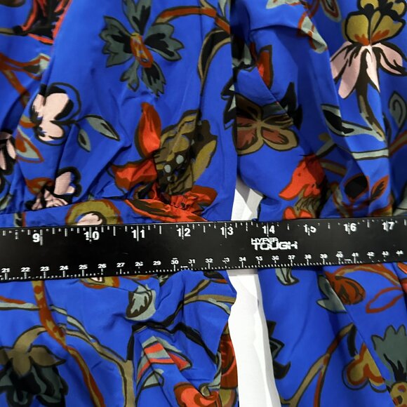 RHODE Blue Floral Mini Dress - Picture 8 of 14